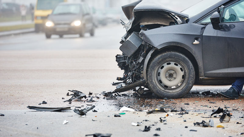 Driver Crosses Center Line in Head-On Crash