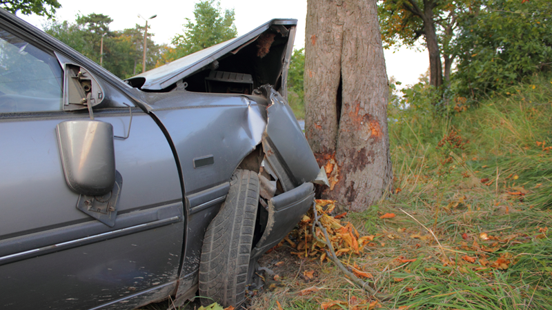 Passenger Flown to Hospital After Crash on Depot Rd